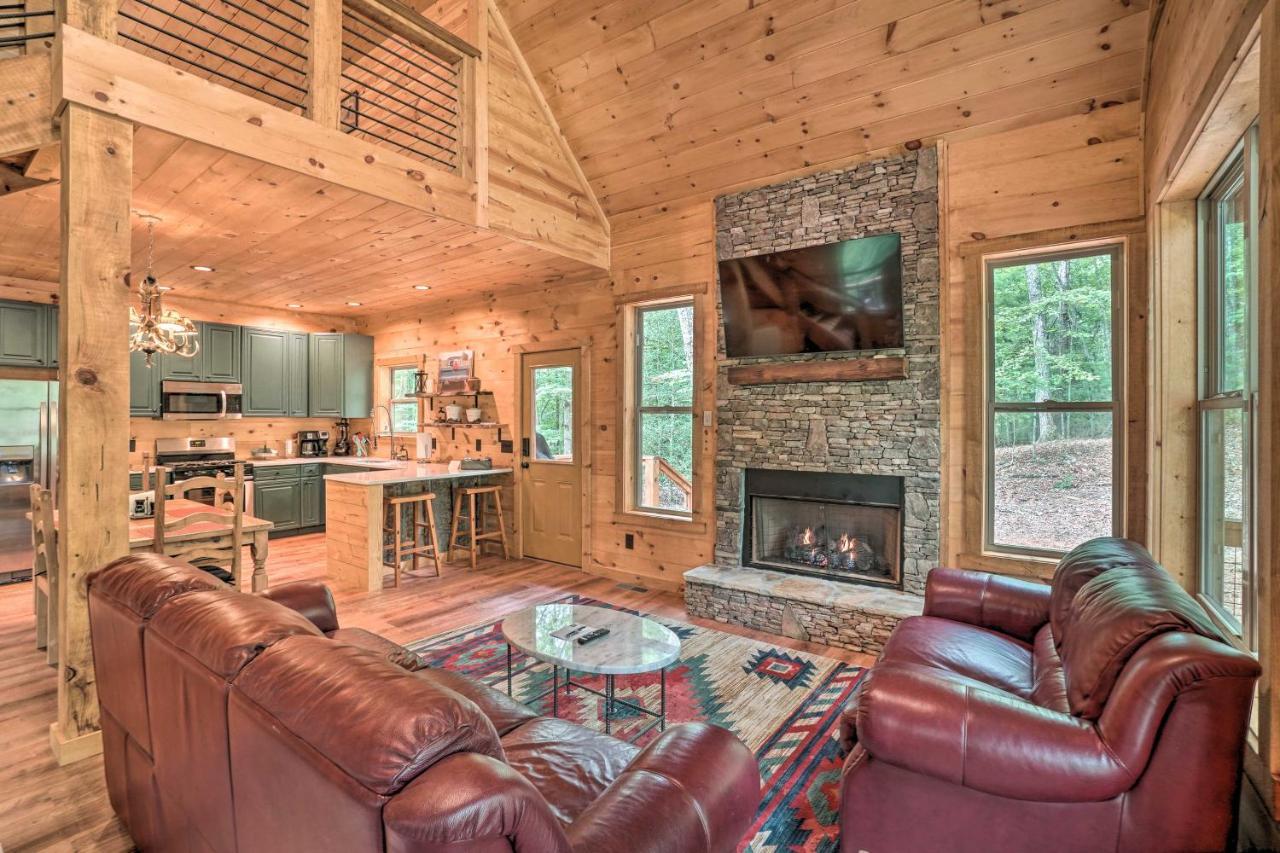 Peaceful Cabin On 3 Private Acres Deck And Fire Pit Blairsville Exteriér fotografie