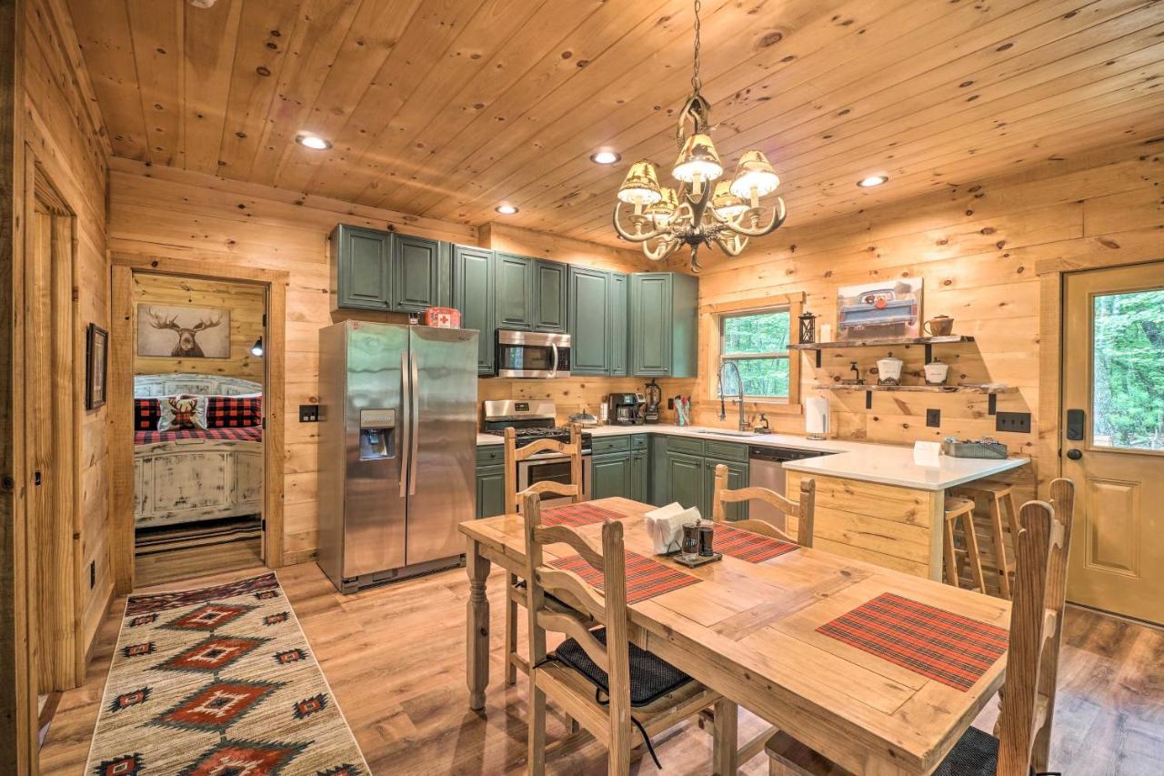 Peaceful Cabin On 3 Private Acres Deck And Fire Pit Blairsville Exteriér fotografie