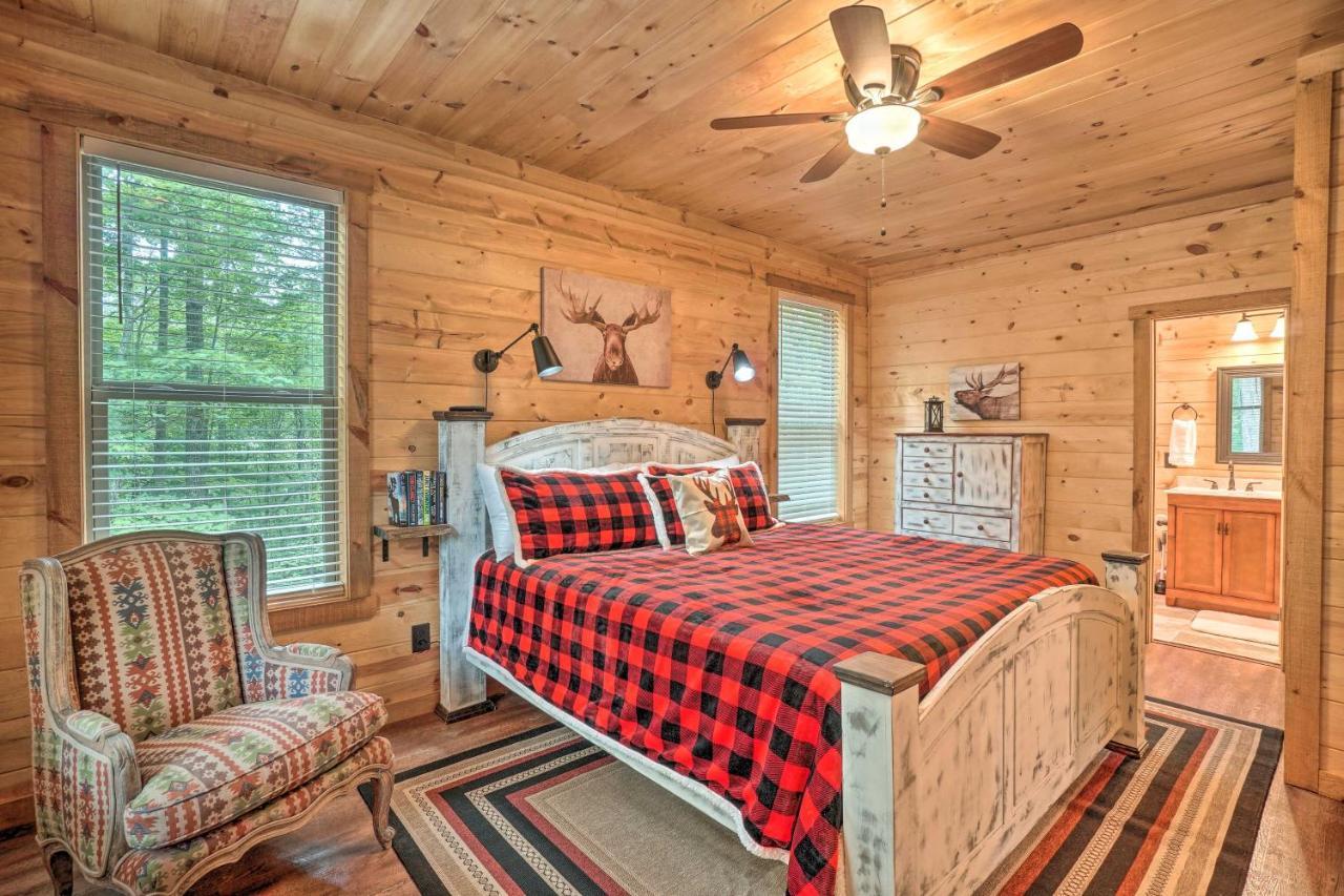 Peaceful Cabin On 3 Private Acres Deck And Fire Pit Blairsville Exteriér fotografie
