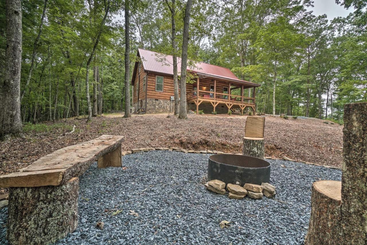 Peaceful Cabin On 3 Private Acres Deck And Fire Pit Blairsville Exteriér fotografie