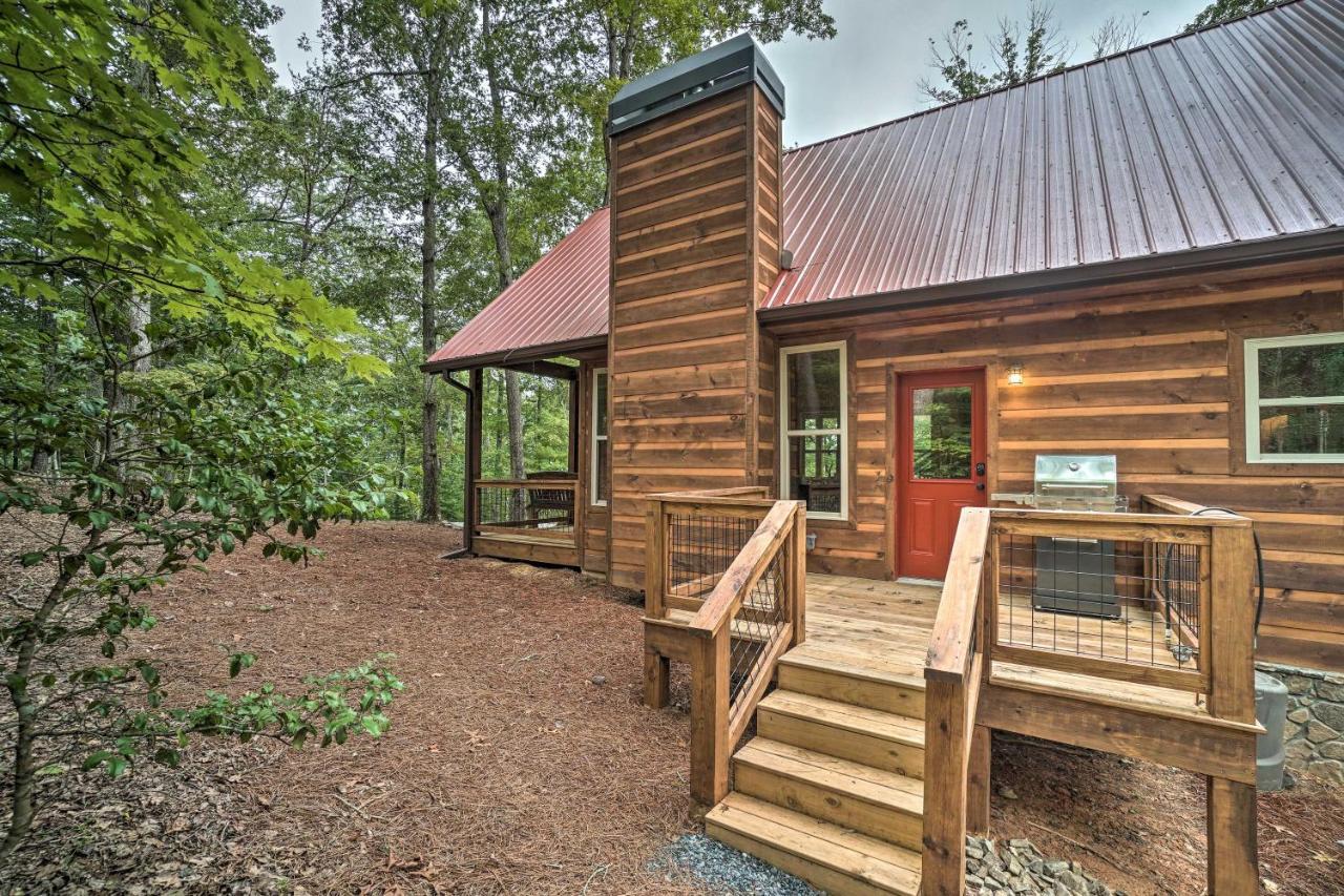 Peaceful Cabin On 3 Private Acres Deck And Fire Pit Blairsville Exteriér fotografie