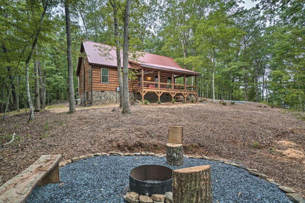 Peaceful Cabin On 3 Private Acres Deck And Fire Pit Blairsville Exteriér fotografie